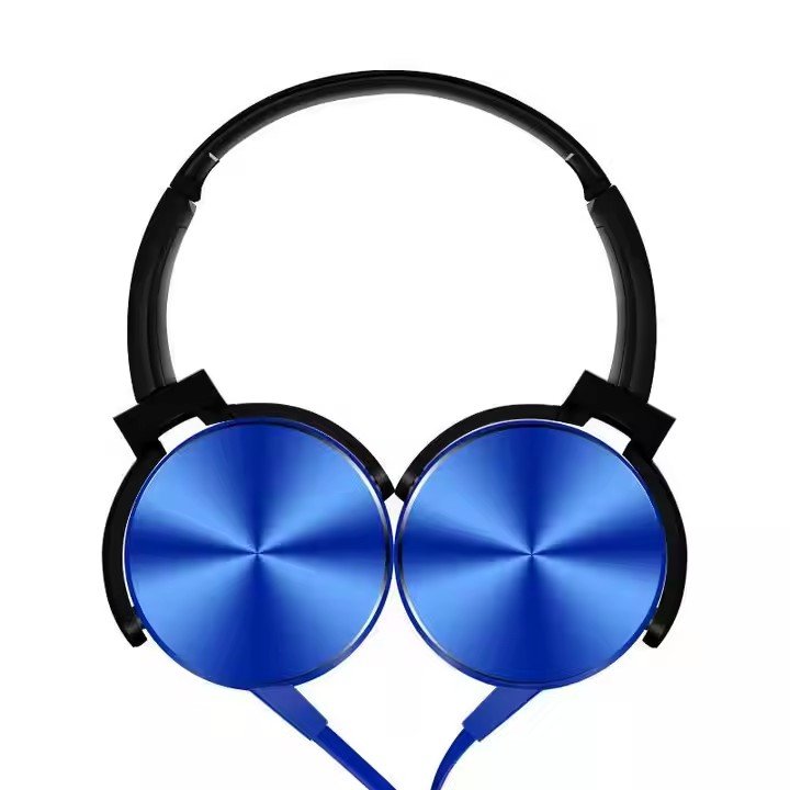 Metal Shiny Wired Headphones