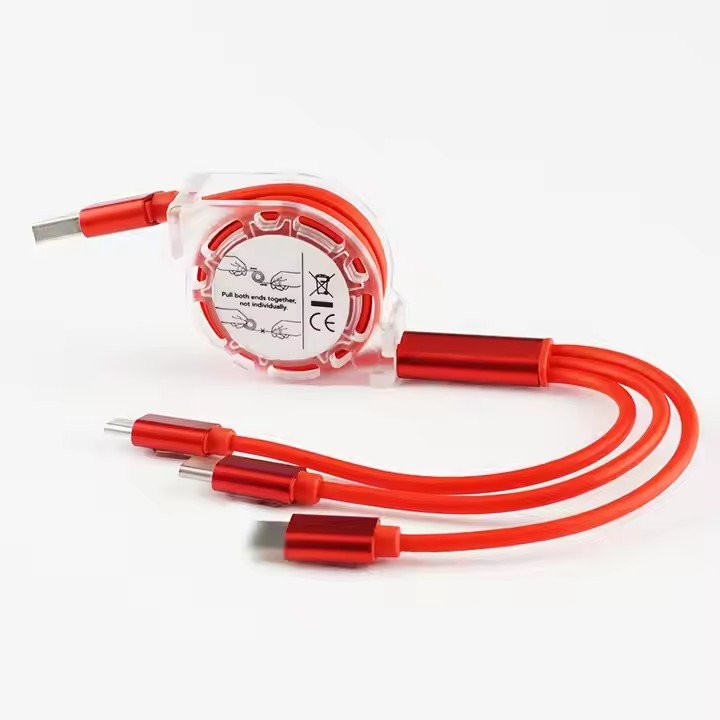 3 in 1 Retractable USB Cable